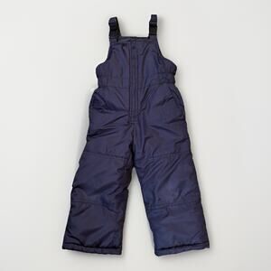 OshKosh B’Gosh 4T Navy Snow Bib Overalls Insulated Winter Pants